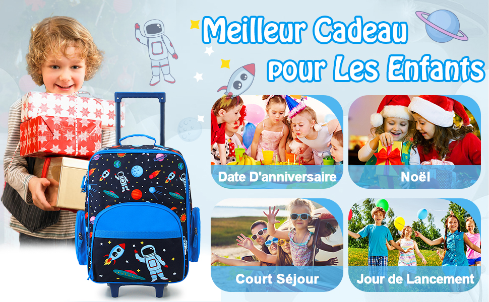 Valise Enfant à Roulette