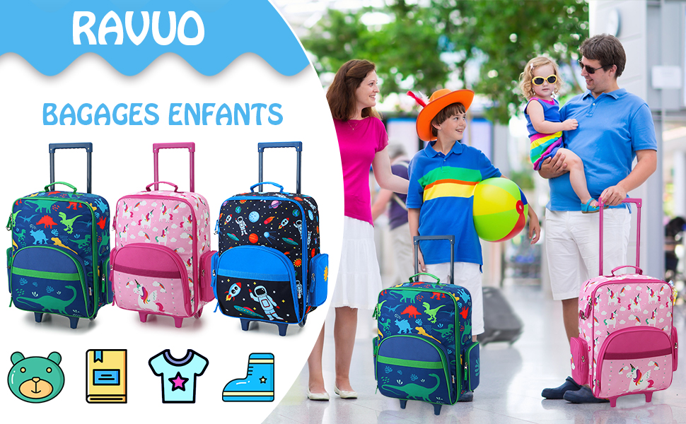 Valise Enfant à Roulette